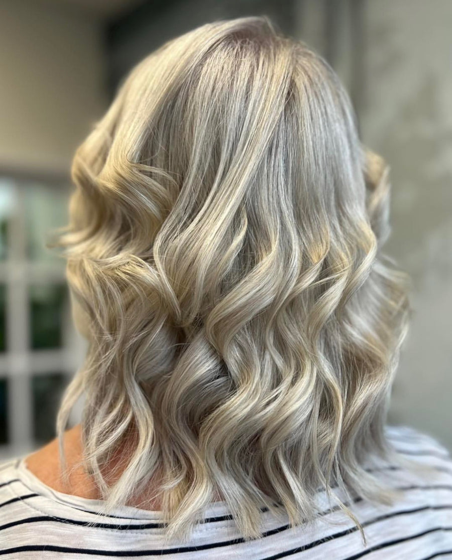 Platinum Ash Blonde and Waves