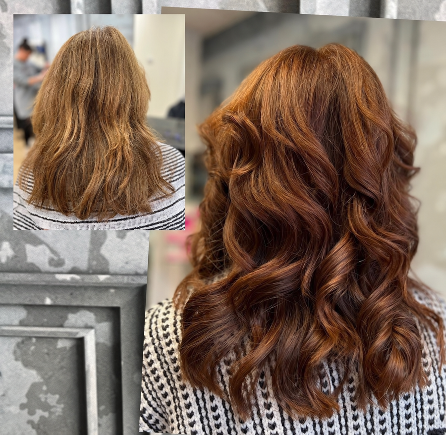 Copper Colour and Curls
