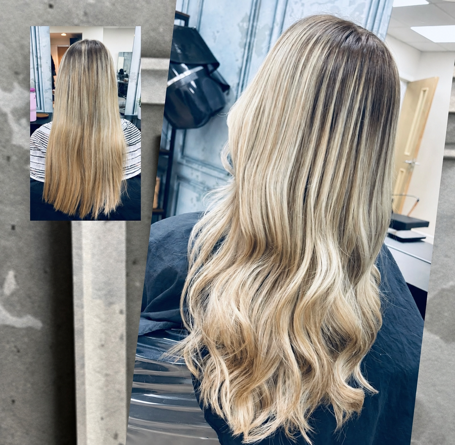 Long Blonde Balayage